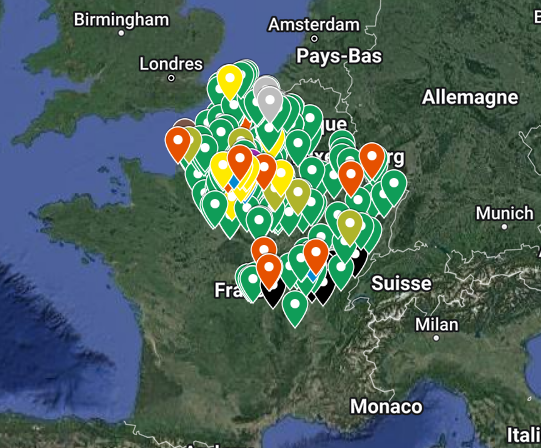 Carte de Nos Chantiers